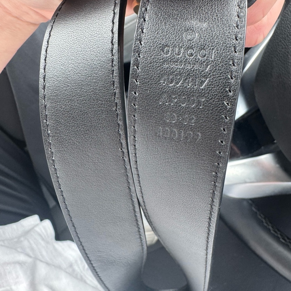 Gucci Black Leather Belt Bag